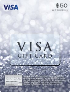 $50 Visa Gift Card - Thoughtful Gifts