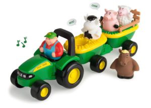 Animal Sounds Hayride Preschool Toy For Boys Age One