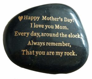 Engraved Rock Gift For Mothers