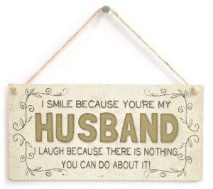 Funny Wall Plate Gift For Husband
