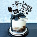 Gentleman Birthday Cake Toppers