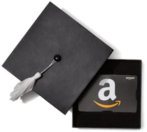 Gift Card in a Graduation Cap Box For Girls