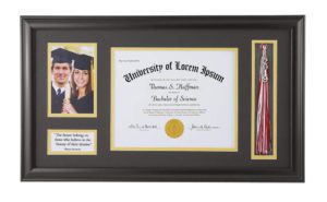 Graduation Diploma Keepsake Frame For Her