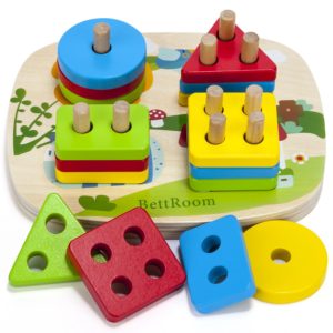 2 Year Old Boy Color Recognition Geometric Board