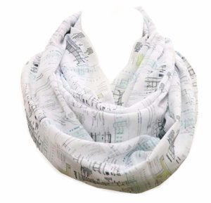 Architectural infinity Scarf Gift for Architects