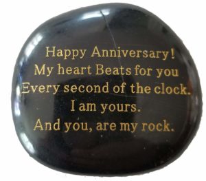 Greeting Stone Gift For Him On 4th Anniversary