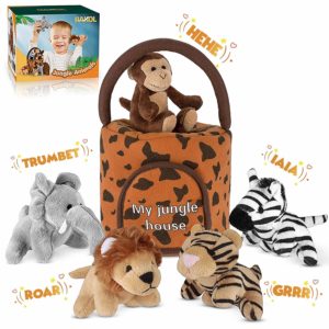 Jungle Friends Gift Set For 1 Year Old Baby Boy