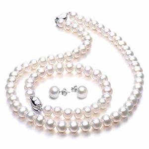 Pearl Necklace Bracelet Gift Set On 4th Anniversary