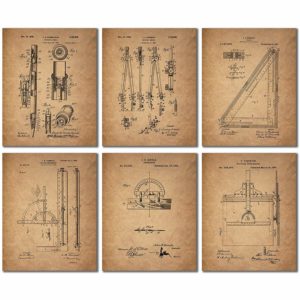 Drafting Patent Prints Gift For Architects