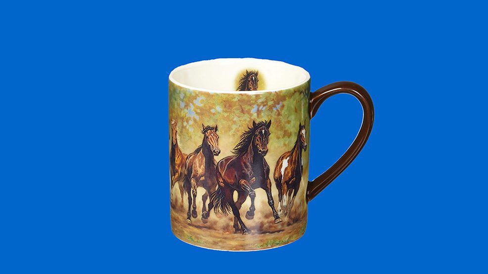Running Horse Coffee Mug