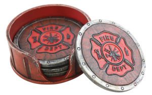 Firefighter Symbol Coaster - Gifts For Firefighters