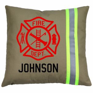 Firefighter Throw Pillow