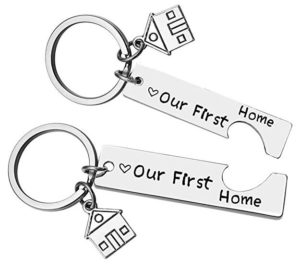 Our First Home Keychains