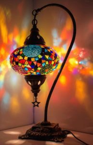 Swan Neck Glass Lamp - Gifts For New Homeowners