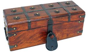 Treasure Chest Wooden Box