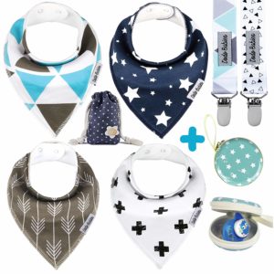 Baby Bandana Drool Bibs - gifts for new mom with twins