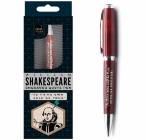 William Shakespeare Quote Pen - Cheap Male Teacher Gifts