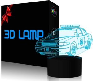 Police Car Night Light - Gifts For Police Officers