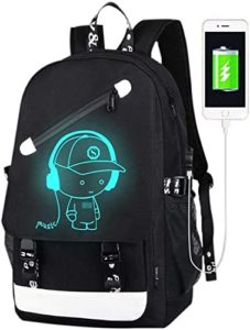 Anime Luminous Backpack for Boys