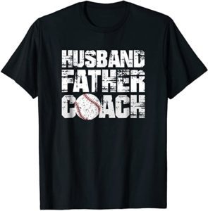 Baseball Dad T-Shirt Gift