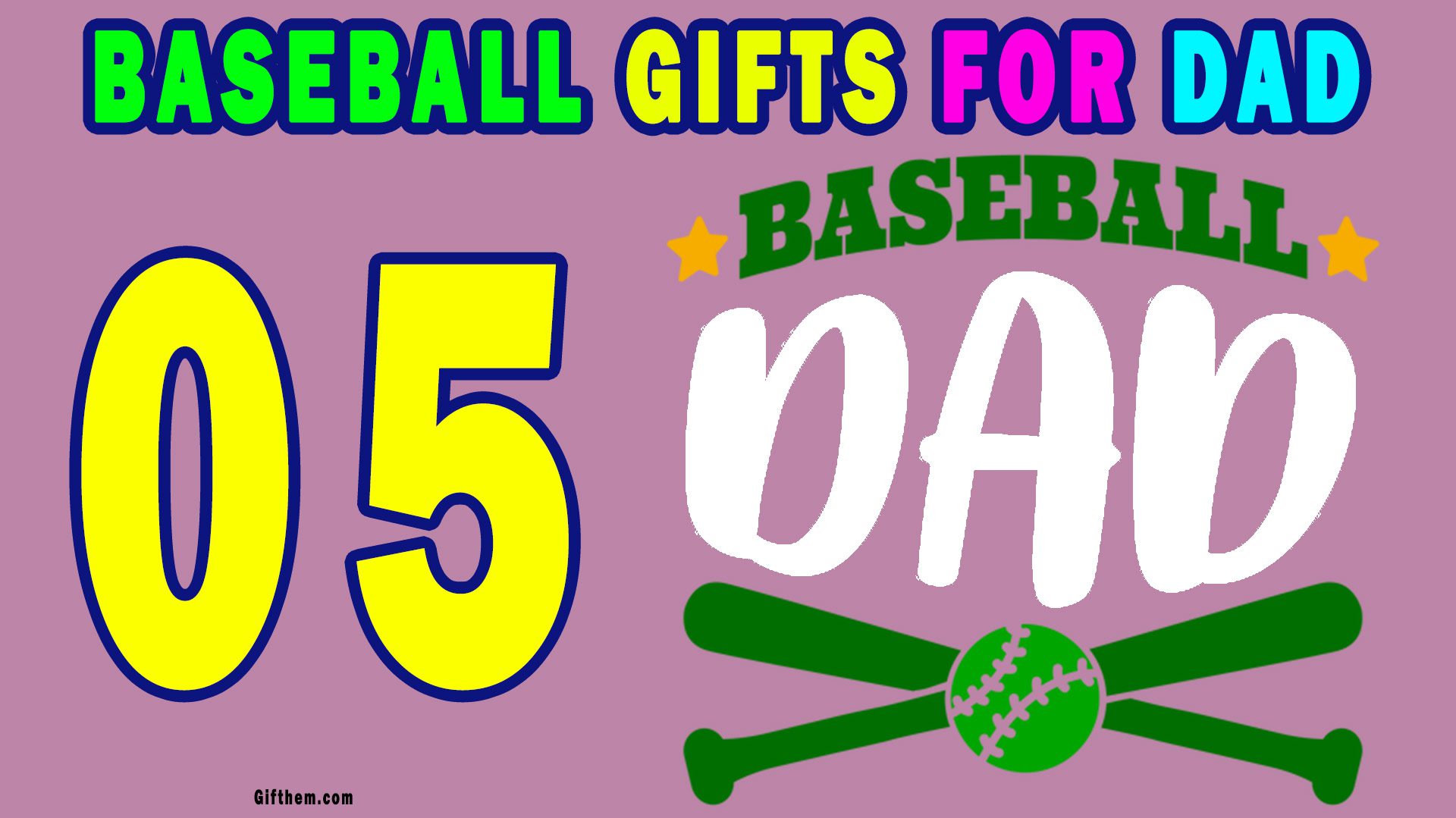 Baseball Gifts For Dad
