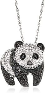 Diamond Panda Pendant Necklace