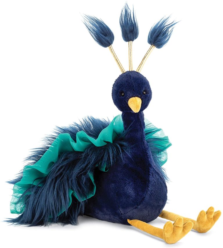 giant stuffed peacock