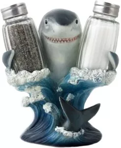 Shark Glass Pepper Shaker