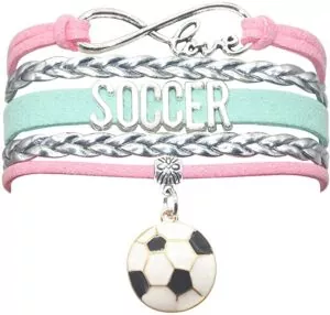 Soccer Ball Charm Bracelet