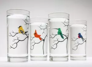 Bird Lover Glassware Set