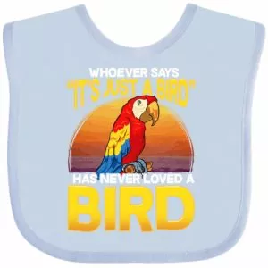 Funny Parrot Baby Bib | Top Gifts For Bird Lovers