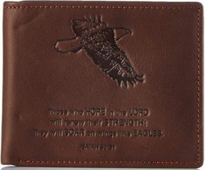 Leather Bifold Wallet - Eagle Gifts