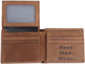 Personalized Bifold Wallet - Gift Ideas For Dad From Daughters