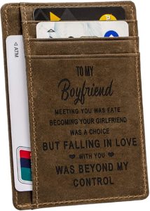 Personalized Men's Wallet | Quarantine Gifts For Boyfriend