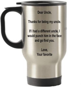 Personalized Uncles Travel Tumbler Gift