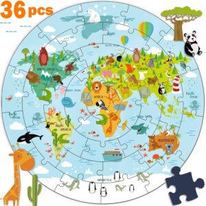 iPlay World Map Jigsaw Puzzles