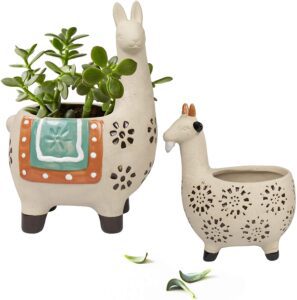 Ceramic Planter Pots Goat Gift Ideas