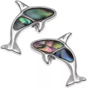Whale Stud Earrings