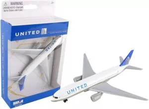 United Airlines Airplane Toy