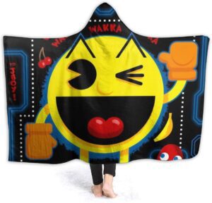 Pac Man Hooded Blanket