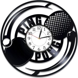 Table Tennis Vinyl Clock Gift