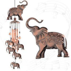 Elephant Copper Wind Chimes