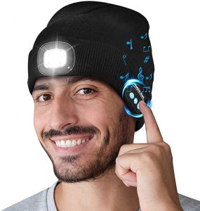 Bluetooth Beanie With Headlight Housewarming Gifts For Men