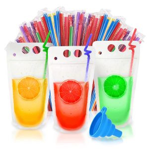 Drink Pouches With Straw Juice Gifts