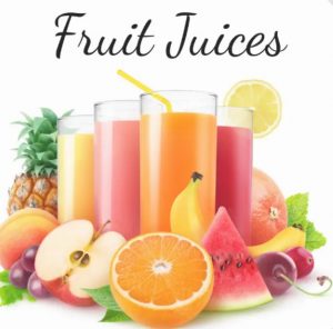 Fruit Juices Square Sticker Birthday Present