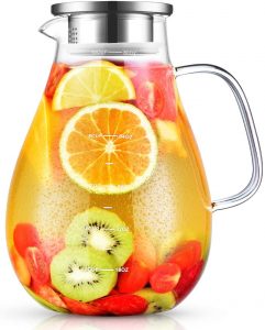 Glass Pitcher With Lid Juicing Gifts