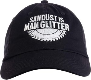 Saw Dust Baseball Cap Gift Idea For Men, Dads