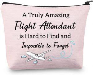 Makeup Bag Flight Attendant Travel Bag Gift Idea