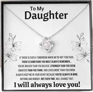 Mothers Day Daughter Necklace Gifts