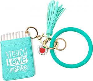 Female Teachers Keychain Wristlet Gift